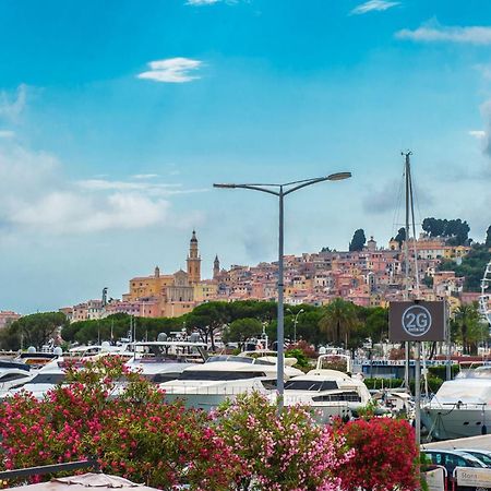 Vina Del Mare, Vue Mer, Terrasse Menton Exterior foto